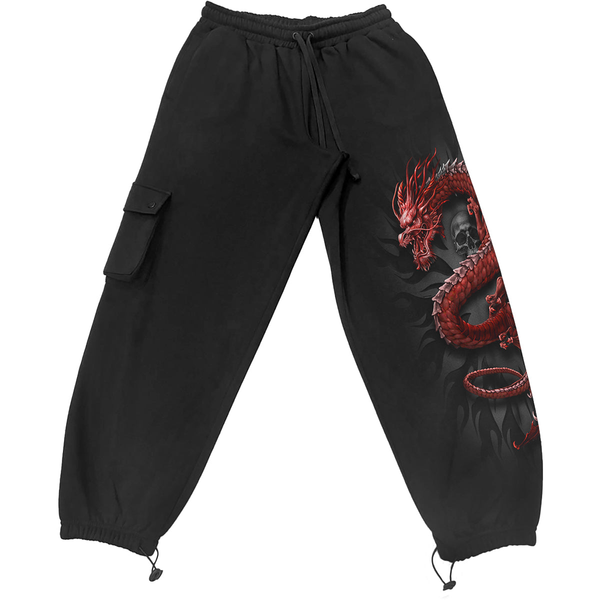 ORIENTAL DRAGON - Lässige Cargo-Jogger