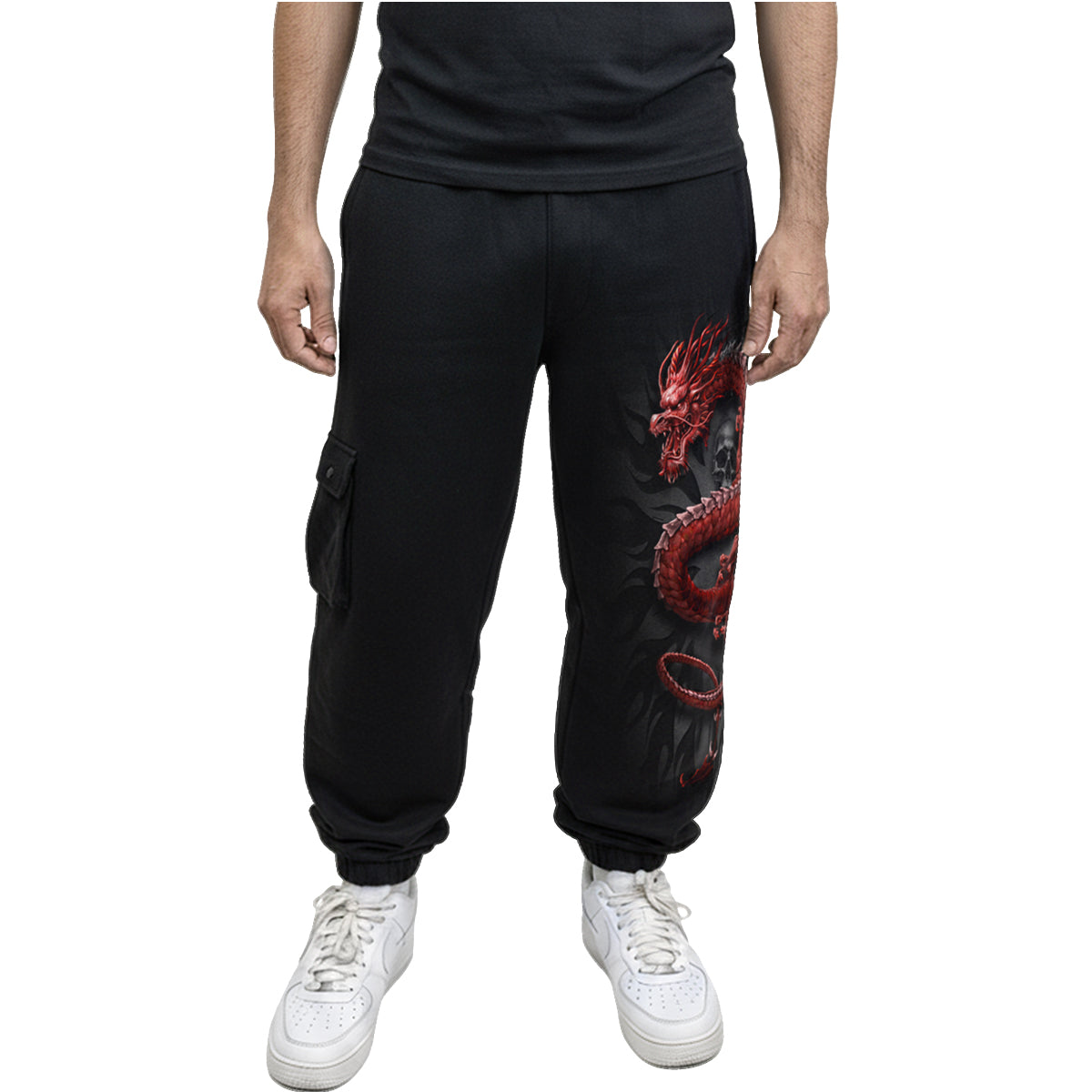 ORIENTAL DRAGON - Lässige Cargo-Jogger