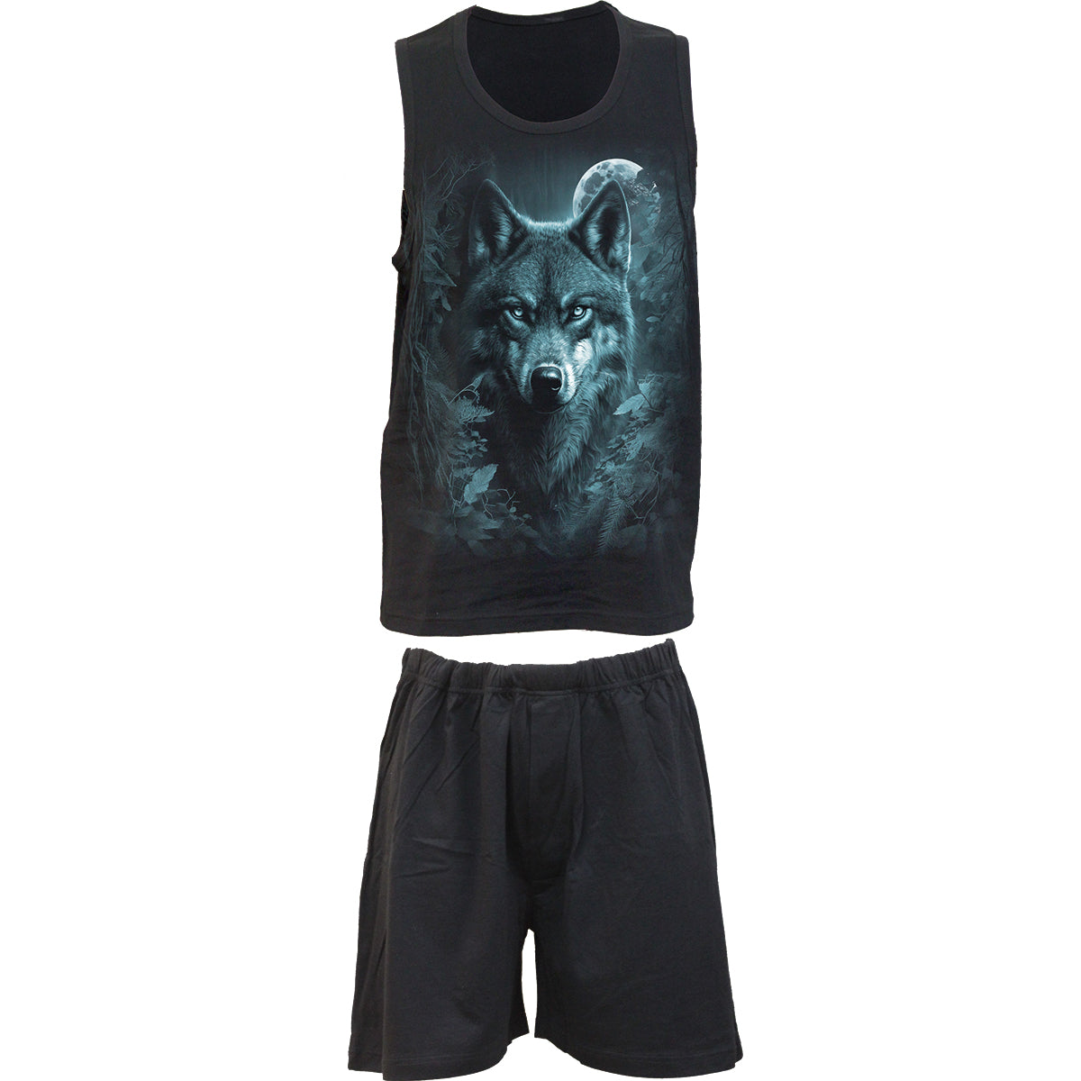 CELTIC WOLF - 4tlg. Herren Gothic Pyjama Set
