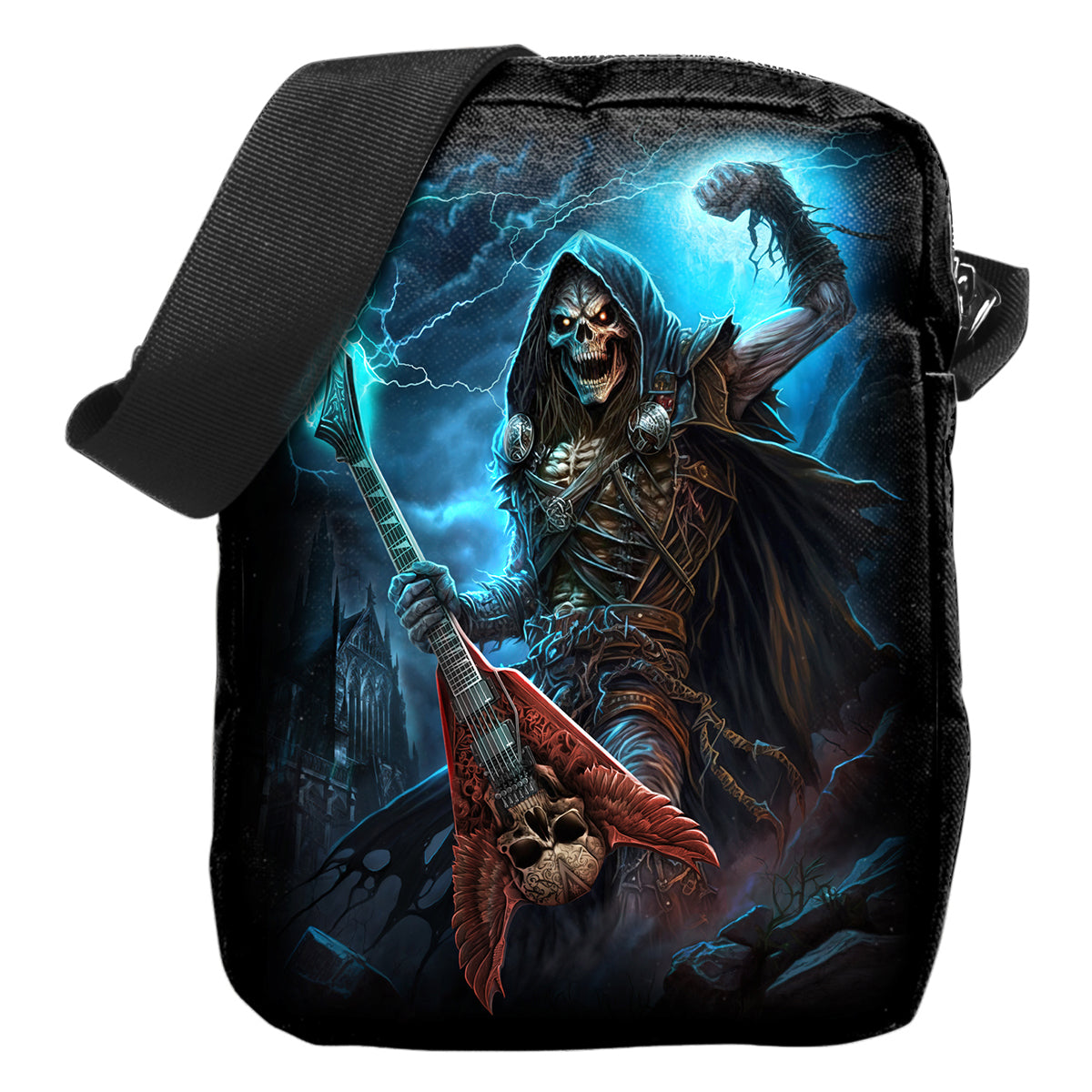 DEAD METAL - Crossbody Bag - Zipped with Stash Pockets