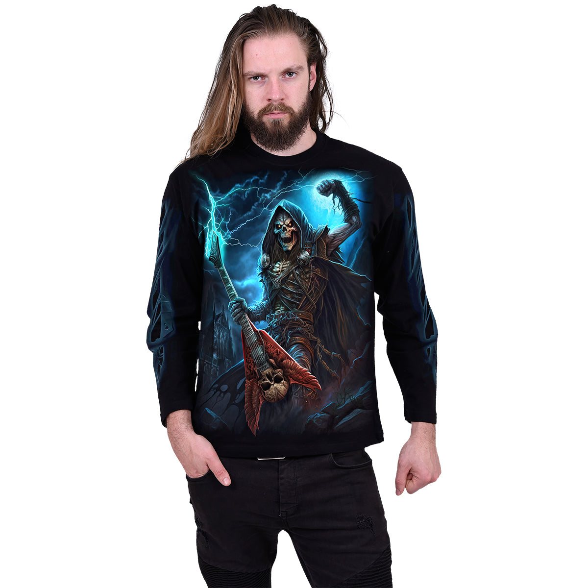 DEAD METAL - Langarmshirt Schwarz