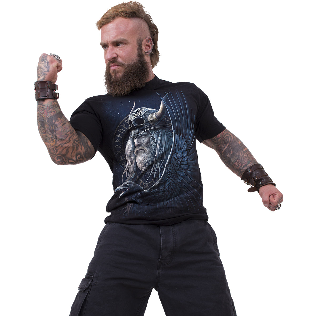 ODIN'S WARRIOR - T-Shirt Schwarz