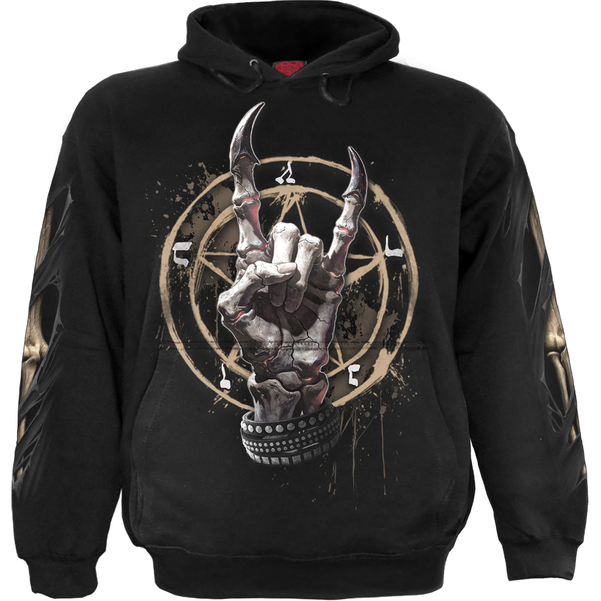 PURE METAL – Hoodie Schwarz
