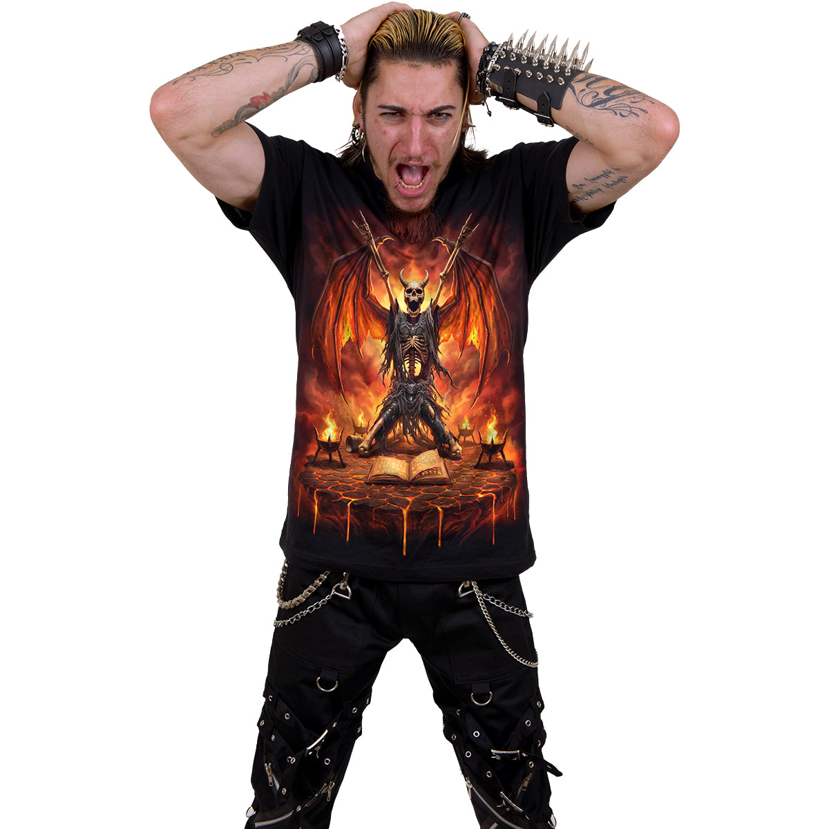 SKELETAL WORSHIP – T-Shirt Schwarz