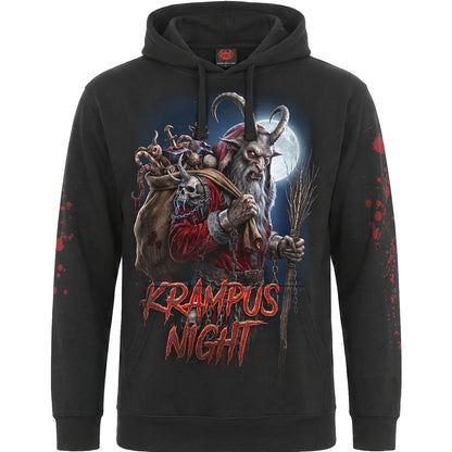 KRAMPUS-NACHT – Kapuzenpulli, schwarz