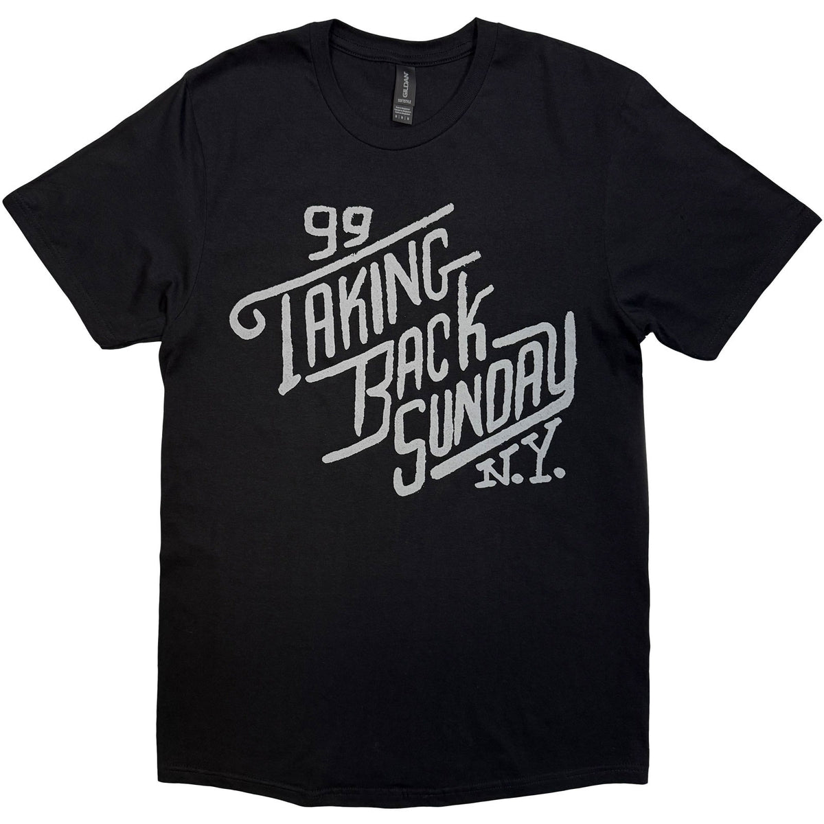TAKING BACK SUNDAY - SCRIPT LOGO - T-Shirt Black