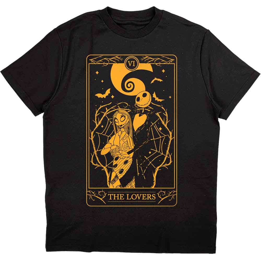 THE NIGHTMARE BEFORE CHRISTMAS - JACK & SALLY LOVERS - T-Shirt Black