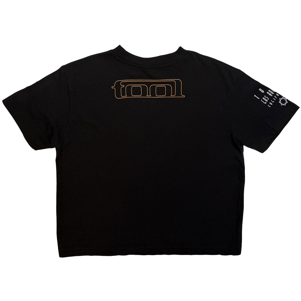 TOOL - EYE GEO GLOW - Ladies Crop Top Black