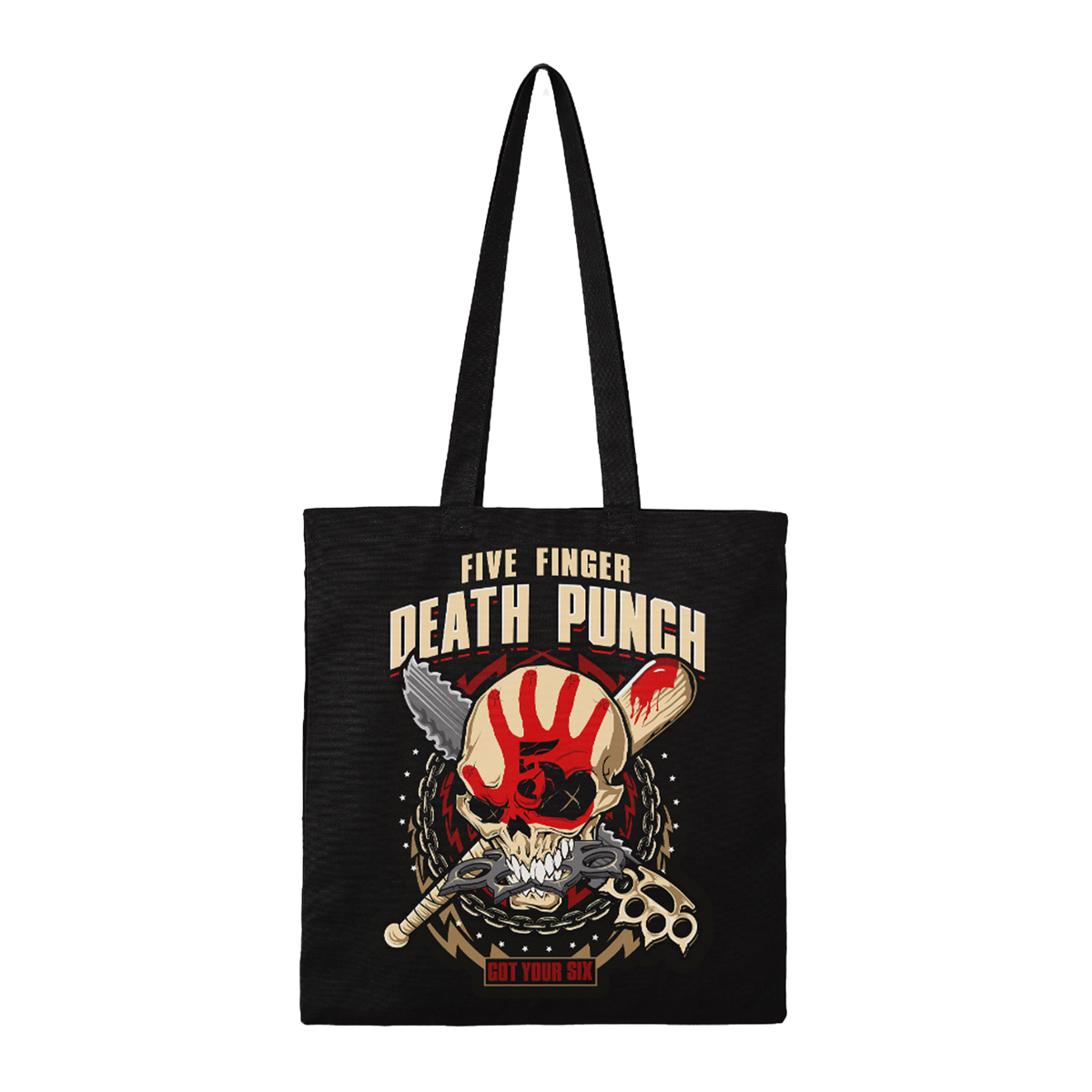 Rocksax Five Finger Death Punch Tote Bag - Got Your Six