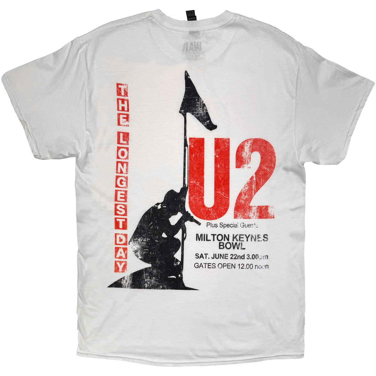 U2 - THE LONGEST DAY - T-Shirt White