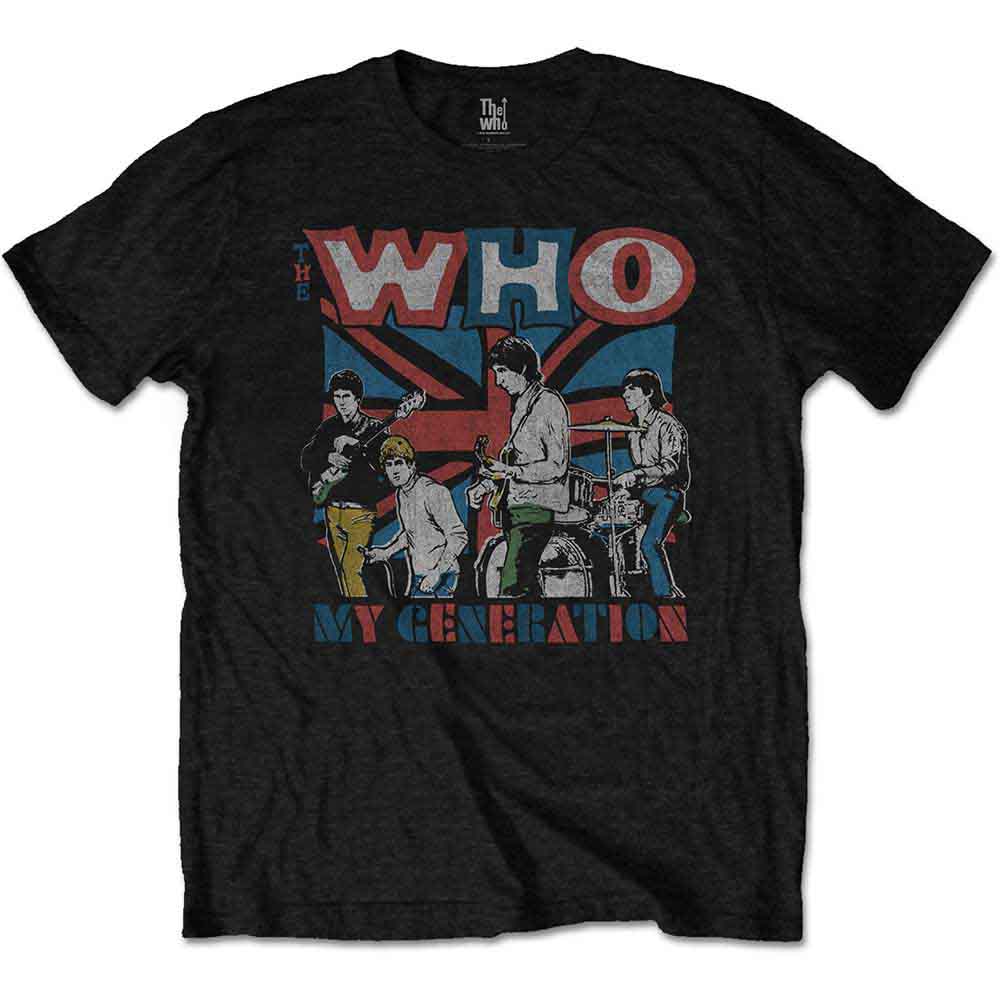 THE WHO - MY GENERATION SKETCH - T-Shirt Black
