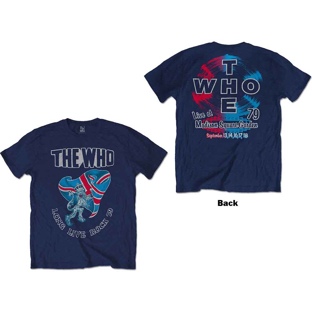 THE WHO - LONG LIVE ROCK '79 - T-Shirt Blue
