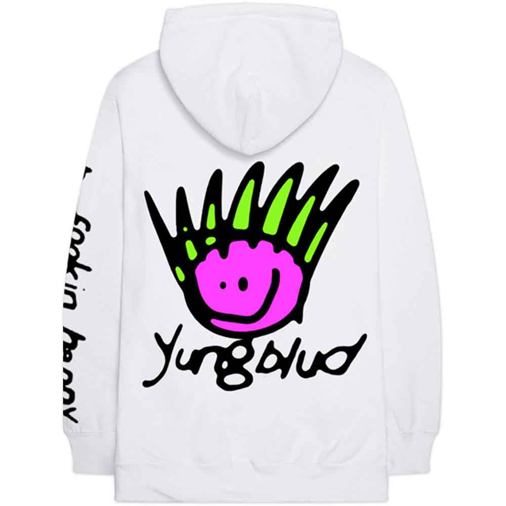YUNGBLUD - FACE - Pullover Hoodie White
