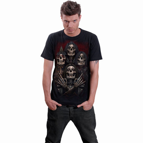 FACES OF GOTH - T-Shirt Schwarz