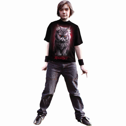 ANGER MANAGEMENT - Kids Front Print T-Shirt Schwarz