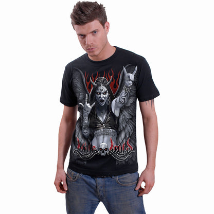 ROCK LOUD - T-Shirt Schwarz