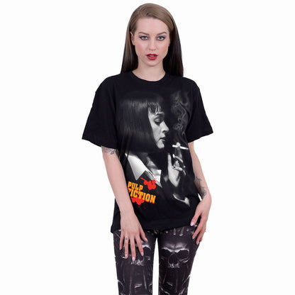 PULP FICTION - SMOKE - Front Print T-Shirt Schwarz