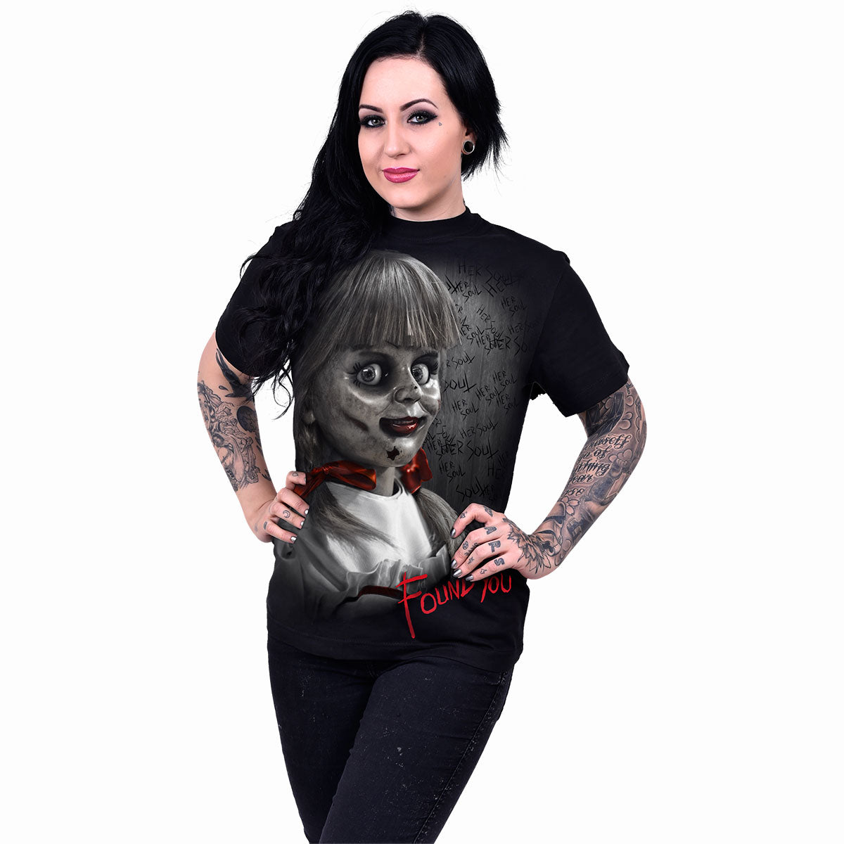 ANNABELLE - FOUND YOU - T-Shirt Schwarz