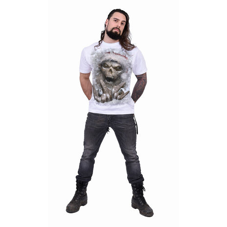 ROCK SANTA - T-Shirt White