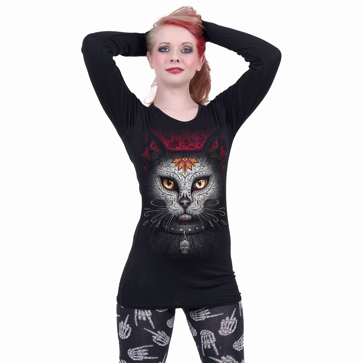 CATRINA - Baggy Top Schwarz