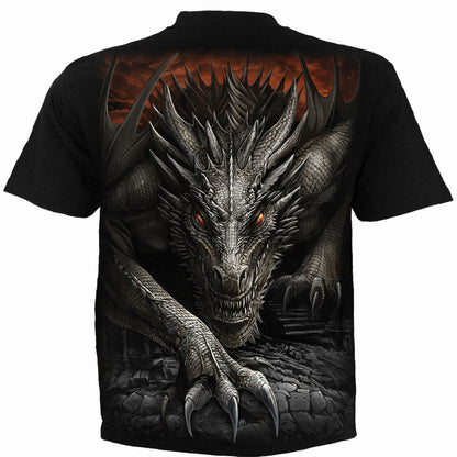 MAJESTIC DRACO - Kinder T-Shirt Schwarz