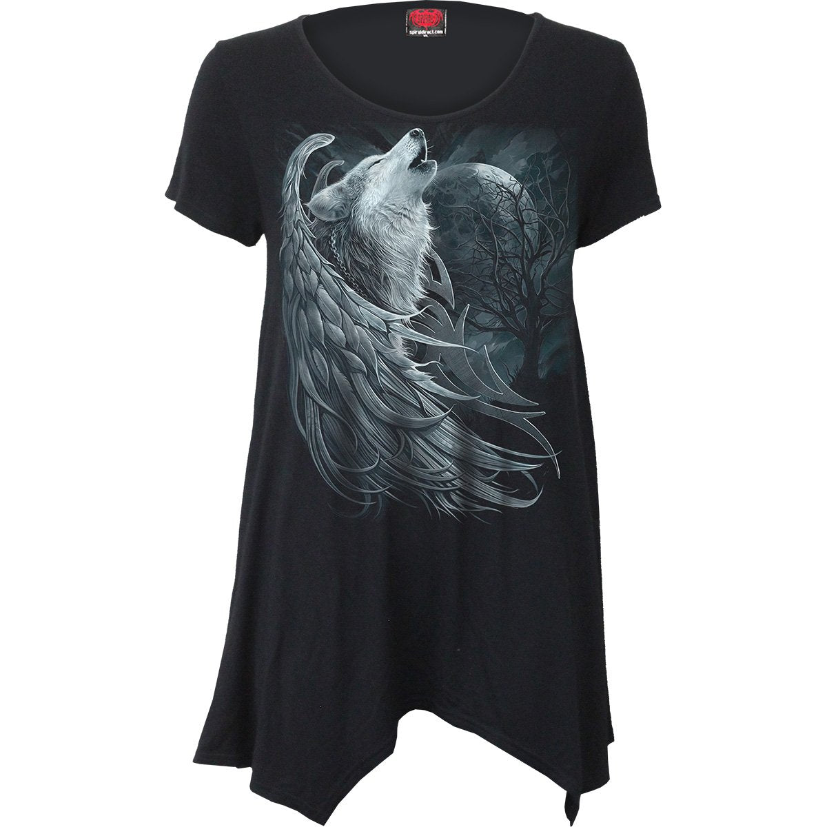 WOLF SPIRIT - Smock - Tunic Casual Top - Spiral USA