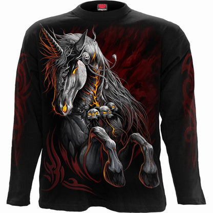 INFERNAL UNICORN - Longsleeve T-Shirt Black