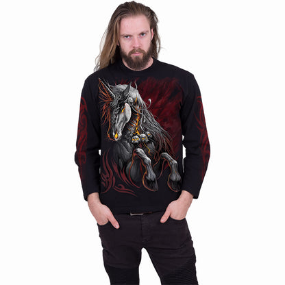 INFERNAL UNICORN - Langarmshirt Schwarz