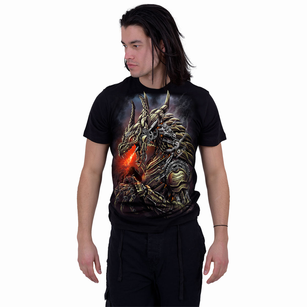 DRAGON COGS - T-Shirt Schwarz