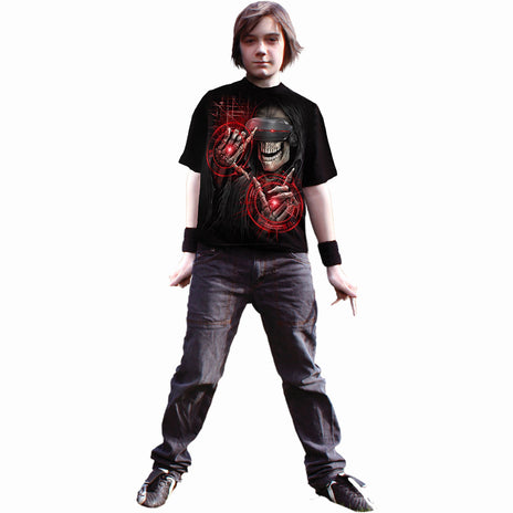 CYBER DEATH - Kinder T-Shirt Schwarz
