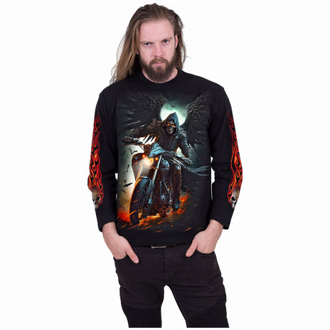 NIGHT RIDER - Langarmshirt Schwarz