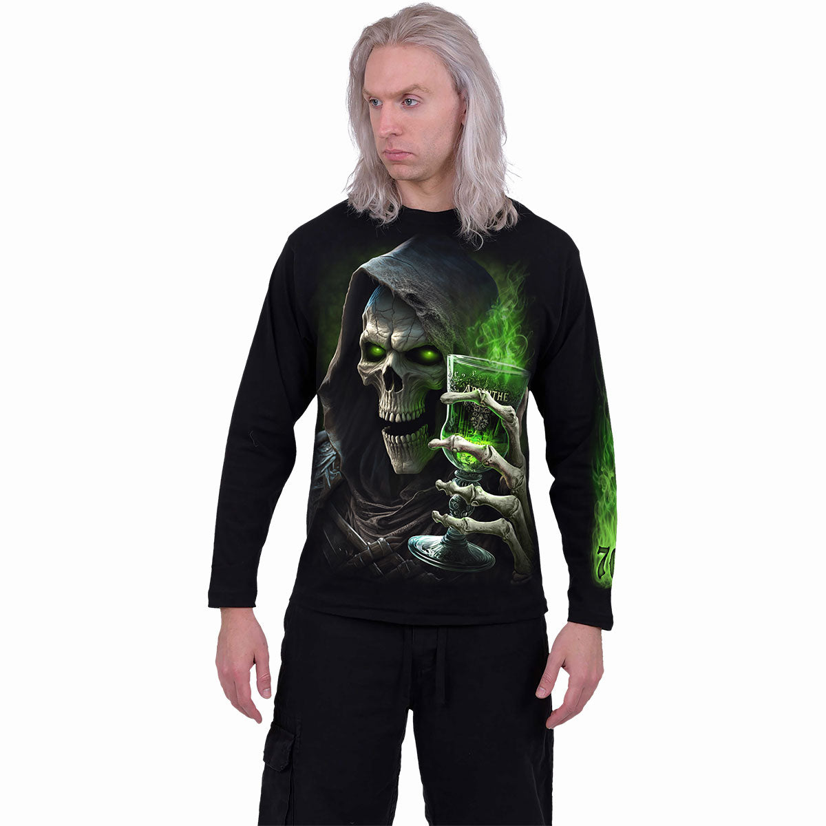 THE GREEN FAIRY - Langarm T-Shirt Schwarz